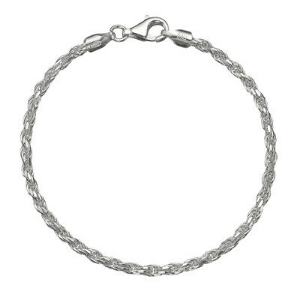Sterling Silver Rope Necklace